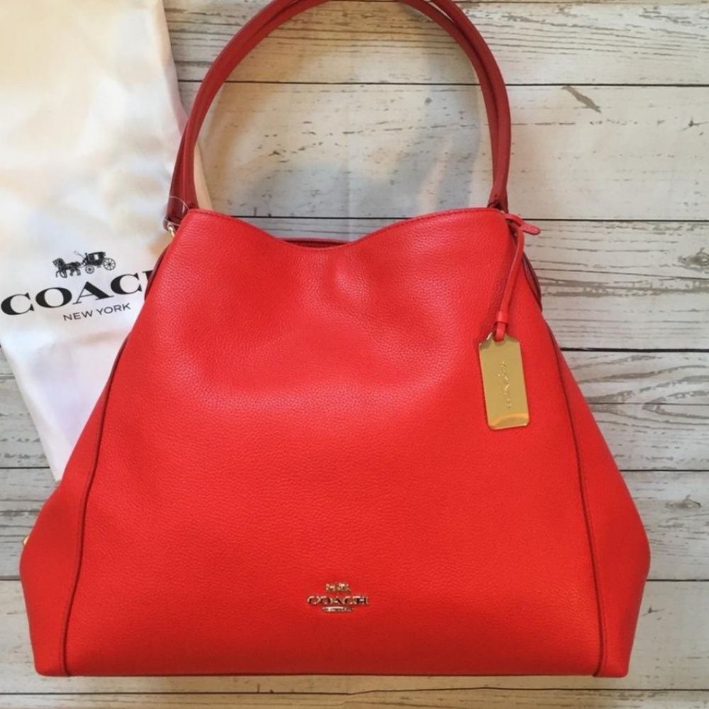 Coach Cardinal Edie tote